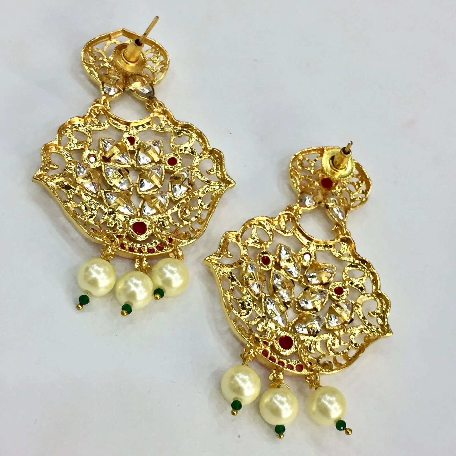 kundan Earrings 294020