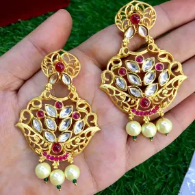 kundan Earrings 294020