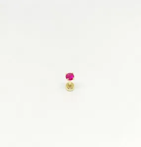 Labret Ruby Stud