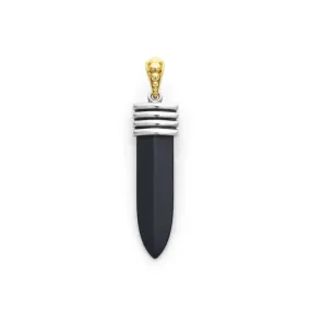 Lagos Anthem Matte Black Ceramic Blade Amulet