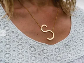 Large Letter Necklace