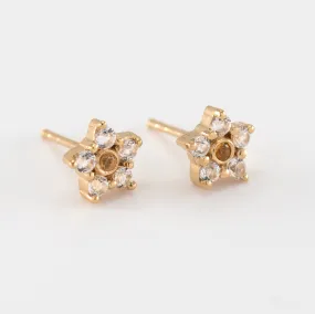 Layla Flower Stud Earrings