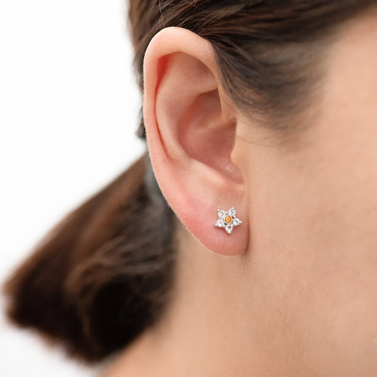 Layla Flower Stud Earrings