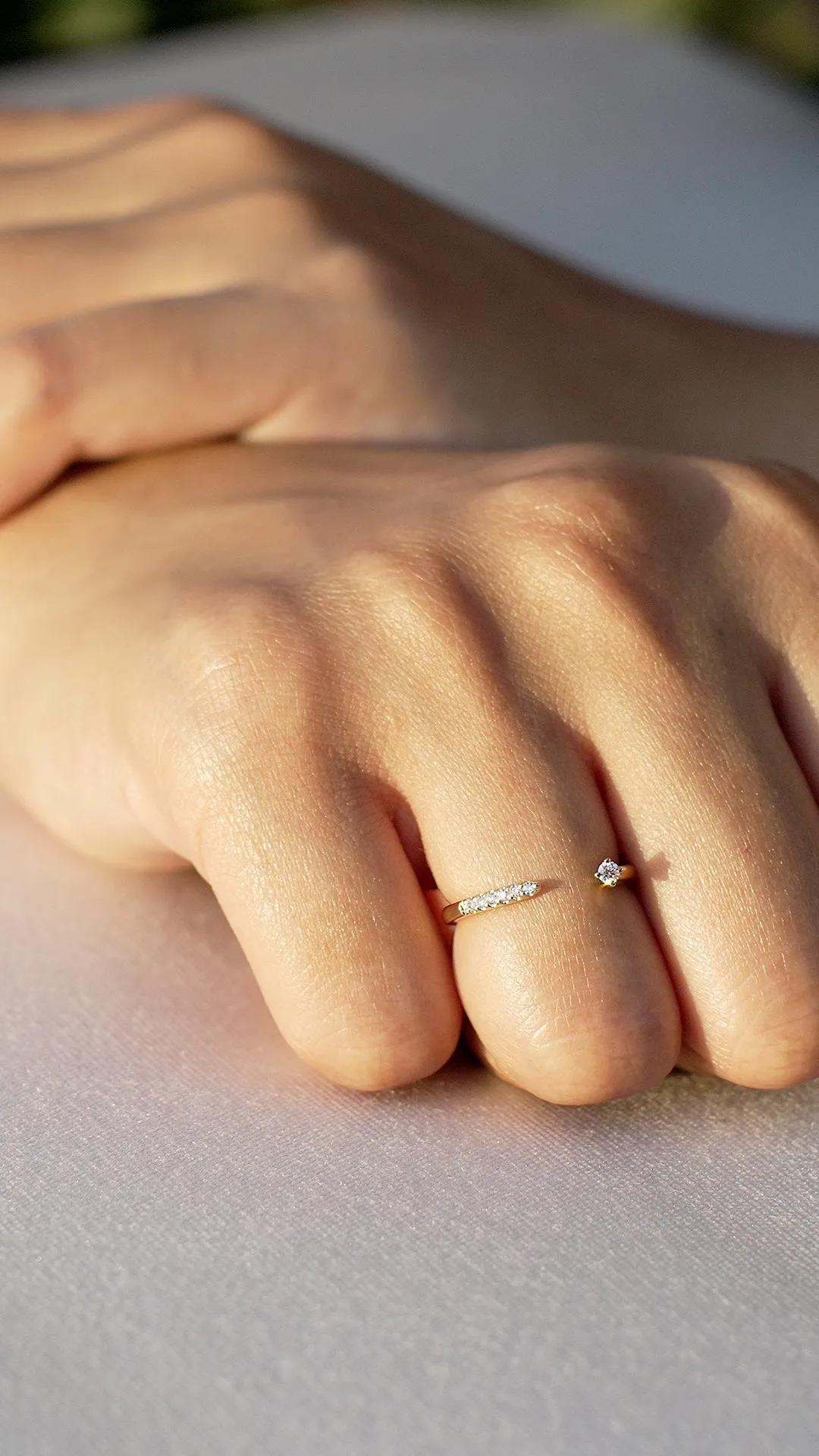Lea Ring 9K Yellow Gold