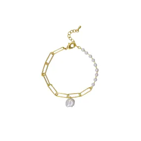 Lolly Bracelet - Gold   Pearl