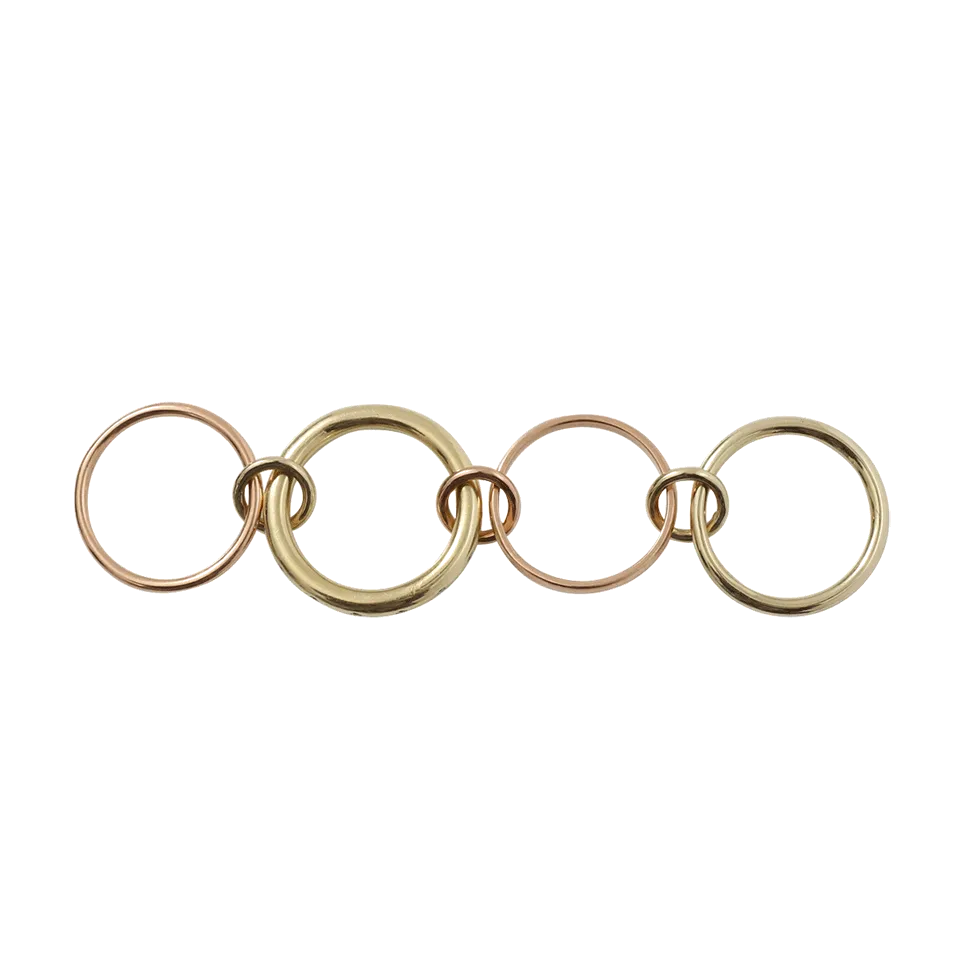 Lyra Four Link Diamond Rings