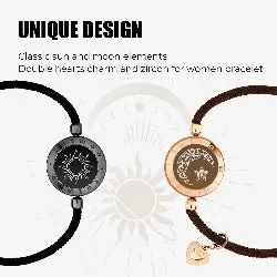 M2k Trends Long Distance Touch Bracelets - Sun&Moon Love