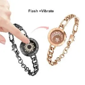 M2k Trends Long Distance Touch Bracelets - Sun&Moon Love