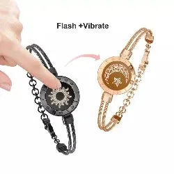 M2k Trends Long Distance Touch Bracelets - Sun&Moon Love