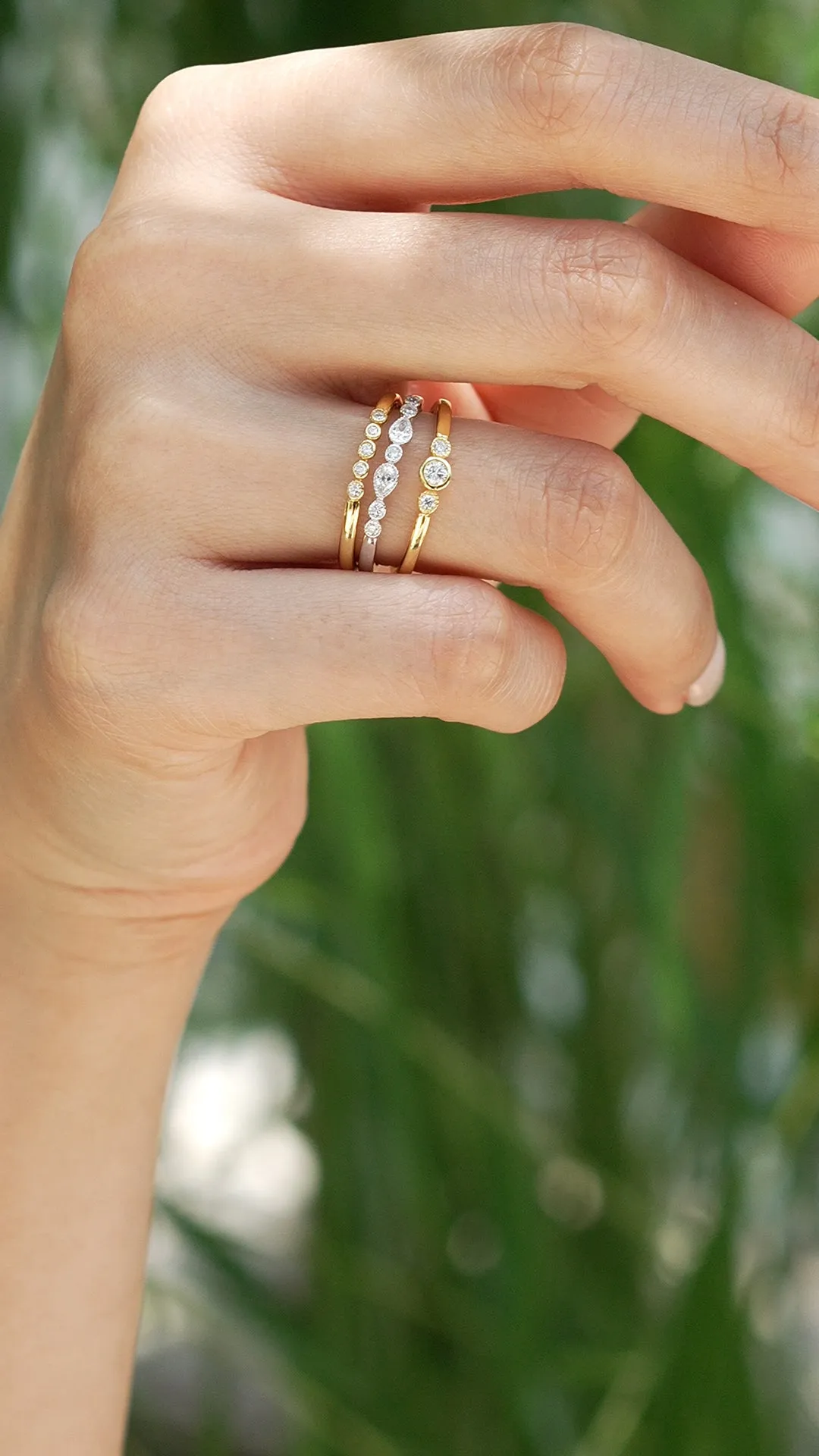 Mindy Ring White Gold Plated