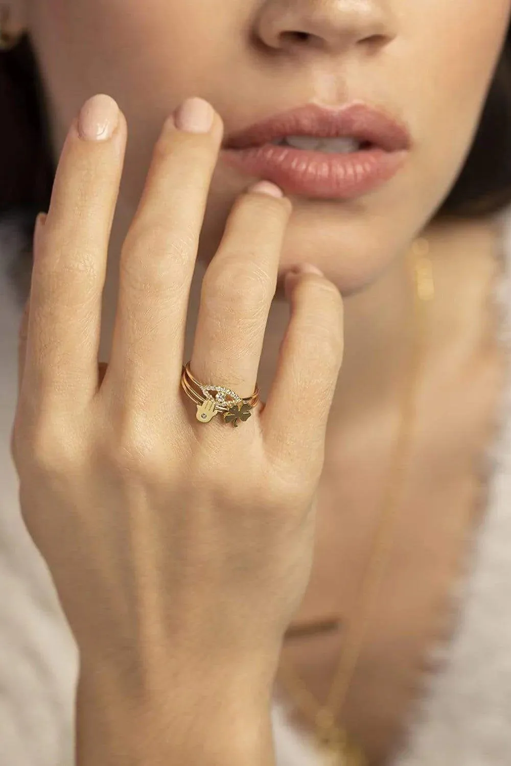 Mini Clover Ring