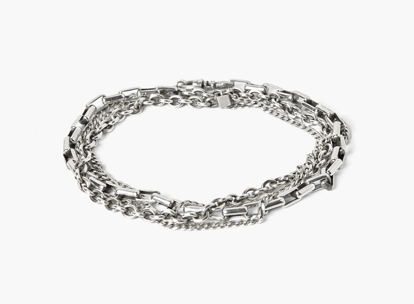 MIXED CHAIN MULTI WRAP BRACELET 348
