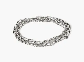 MIXED CHAIN MULTI WRAP BRACELET 348