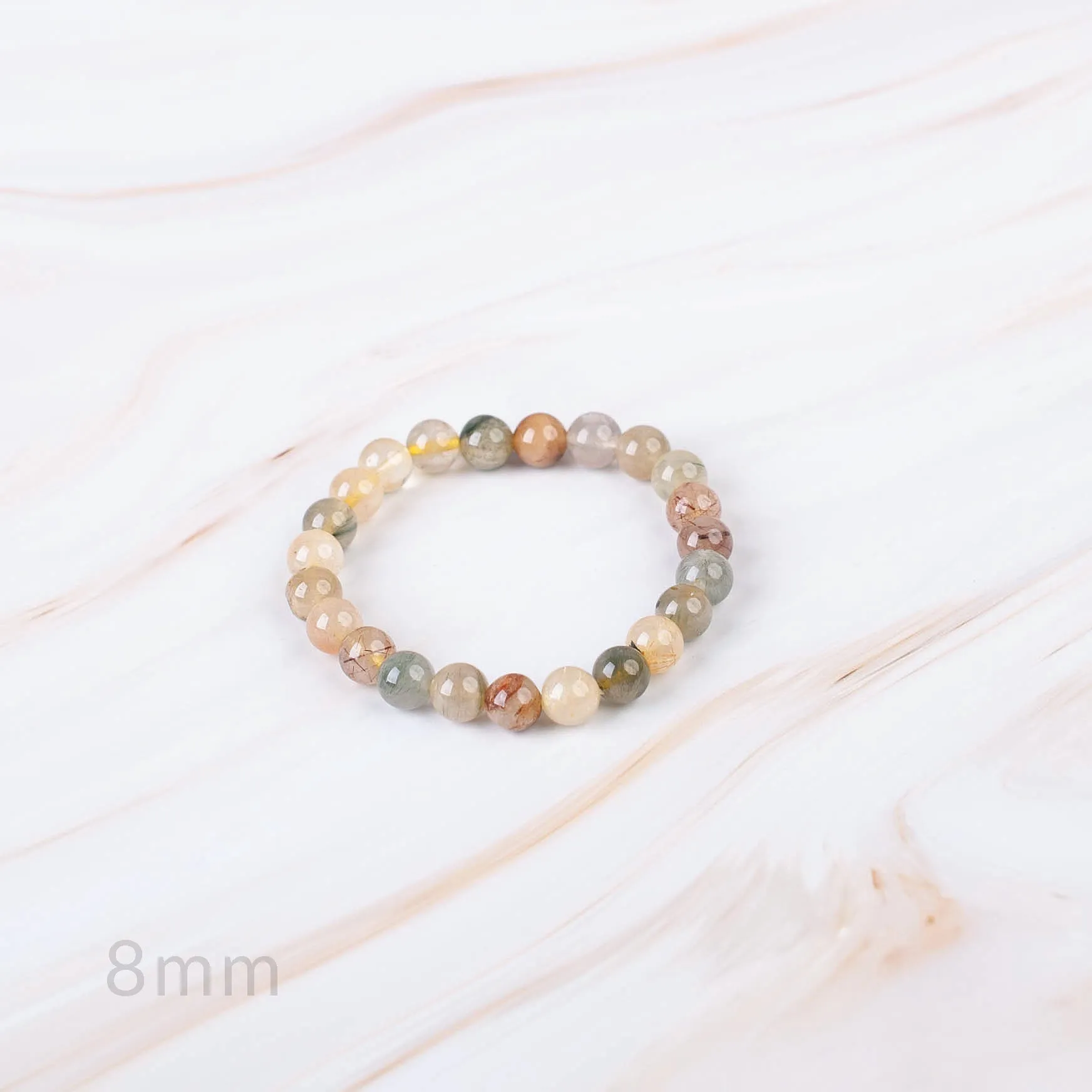 Multi-Colored Rutile Quartz
