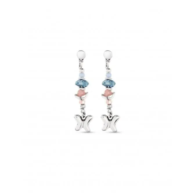 Multicoloured Crystal Metamorphosis Earrings PEN0924MCLMTL