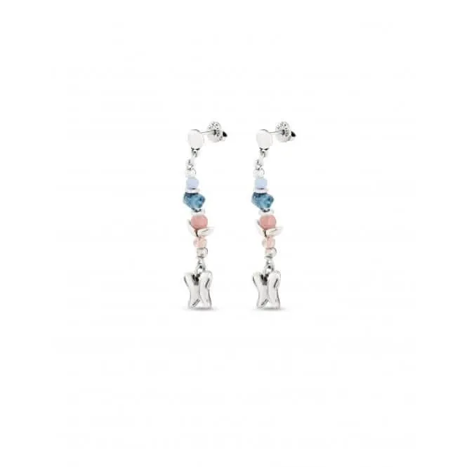 Multicoloured Crystal Metamorphosis Earrings PEN0924MCLMTL