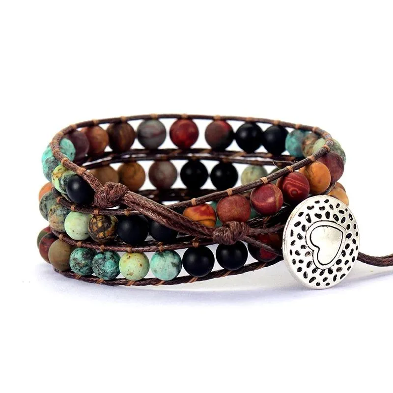 Multilayer Bohemian Wrap Beaded Bracelets