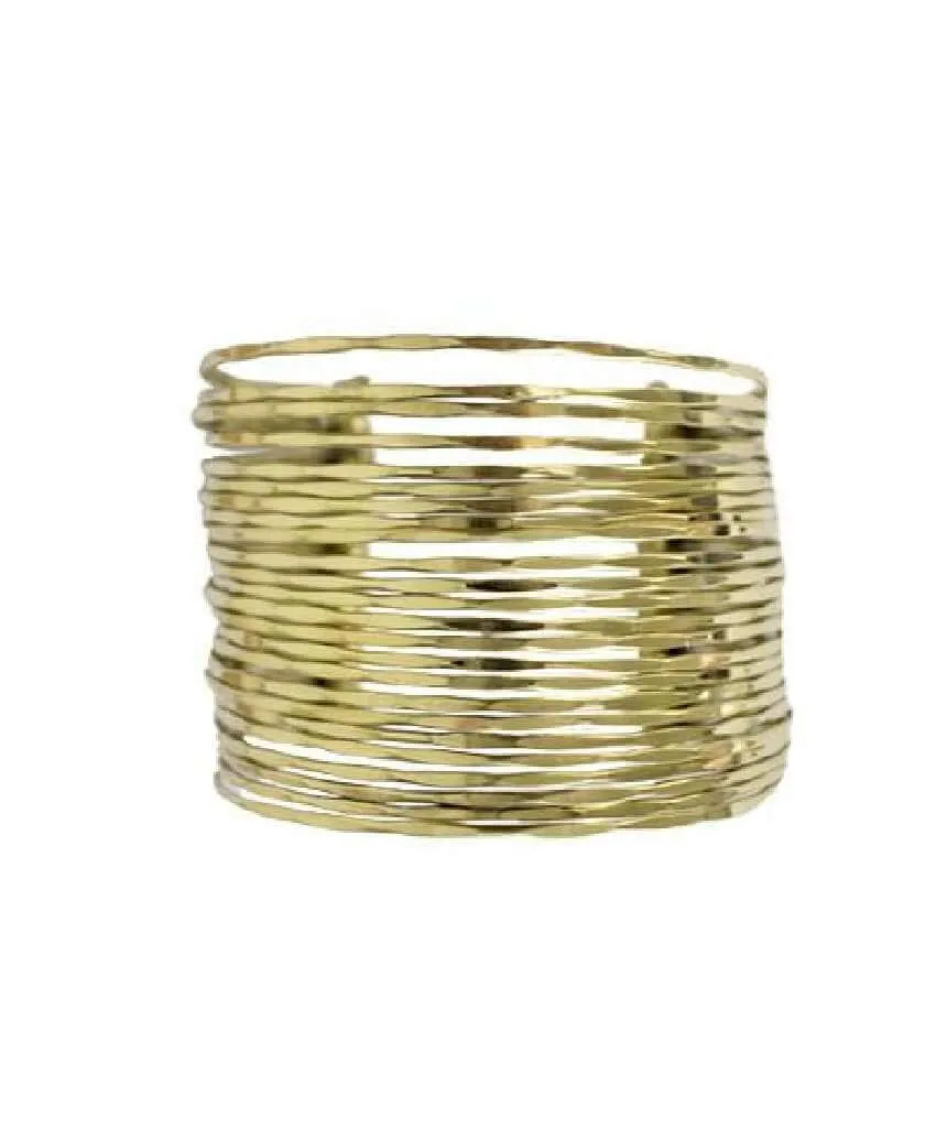 Multistrand Statement Brass Cuff