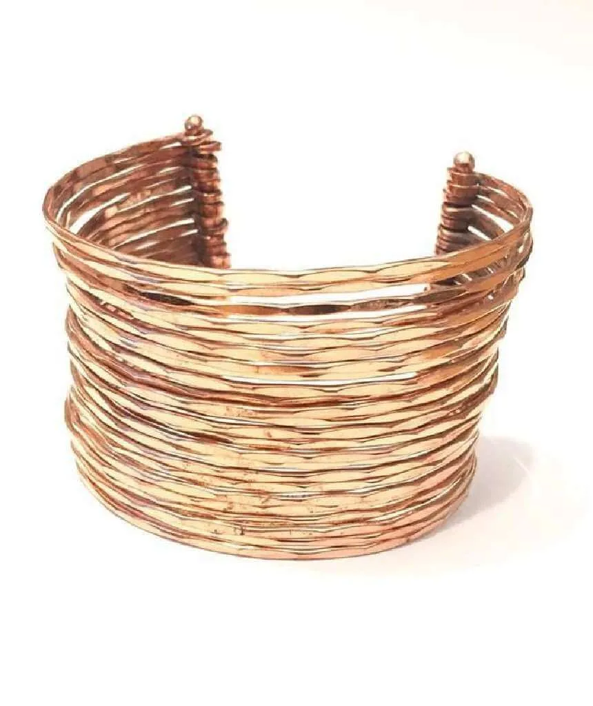 Multistrand Statement Brass Cuff
