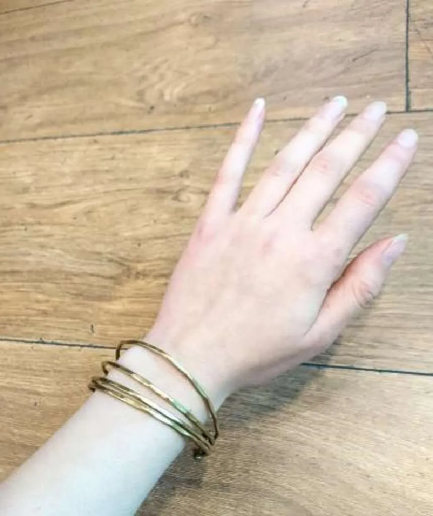 Multistrand Statement Brass Cuff