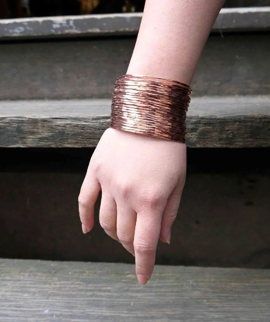 Multistrand Statement Brass Cuff