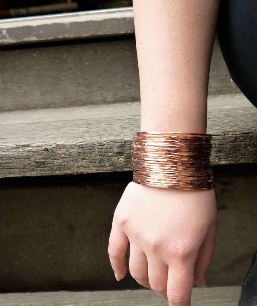 Multistrand Statement Brass Cuff