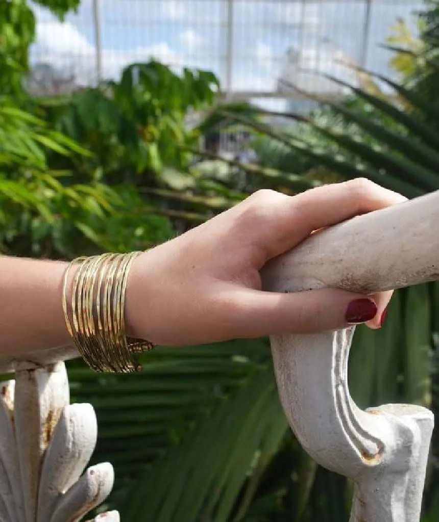 Multistrand Statement Brass Cuff