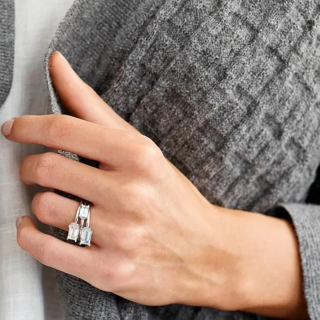 Nord 18K Gold Ring w. Aquamarine