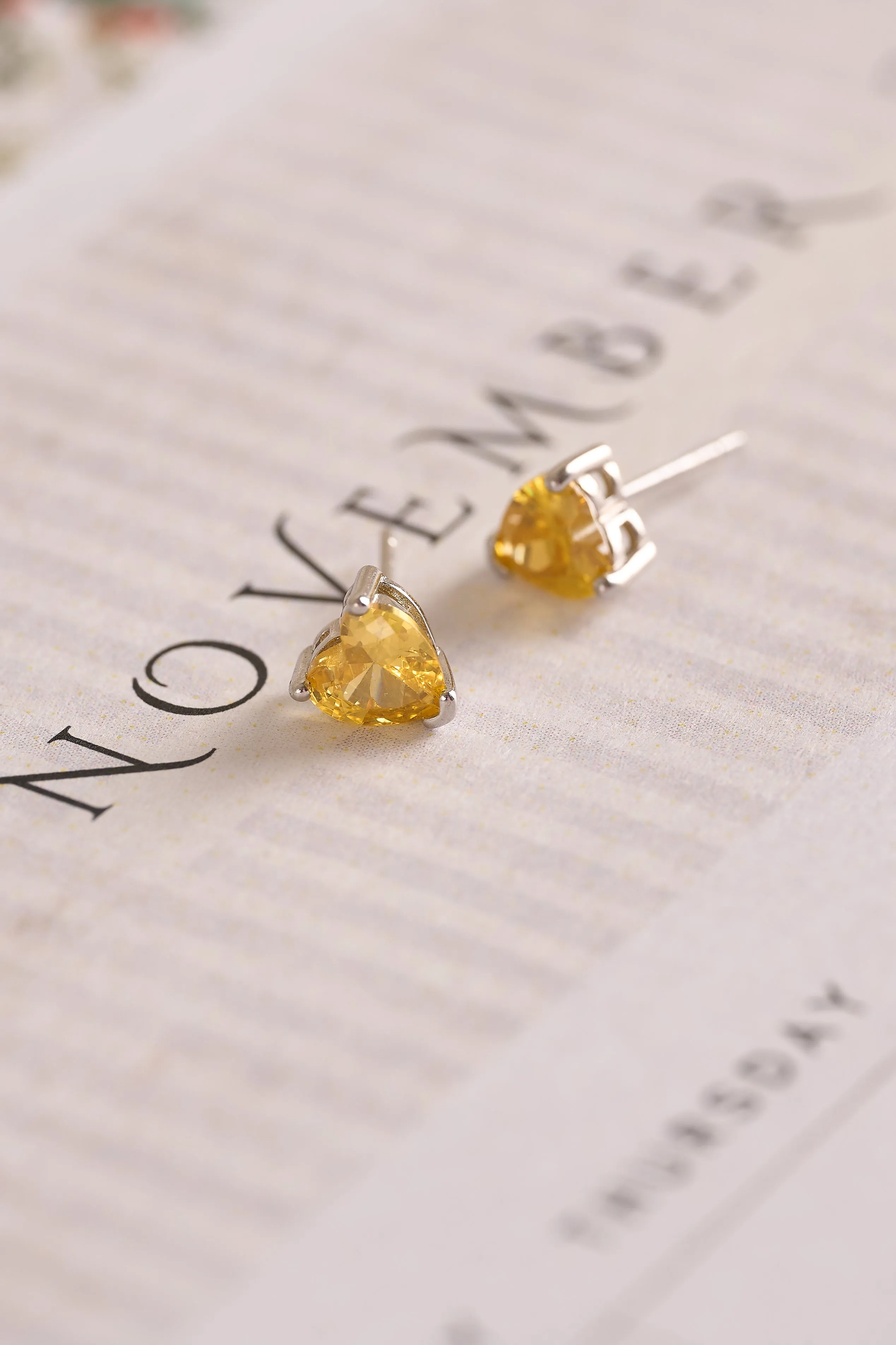 November Birthstone Earrings