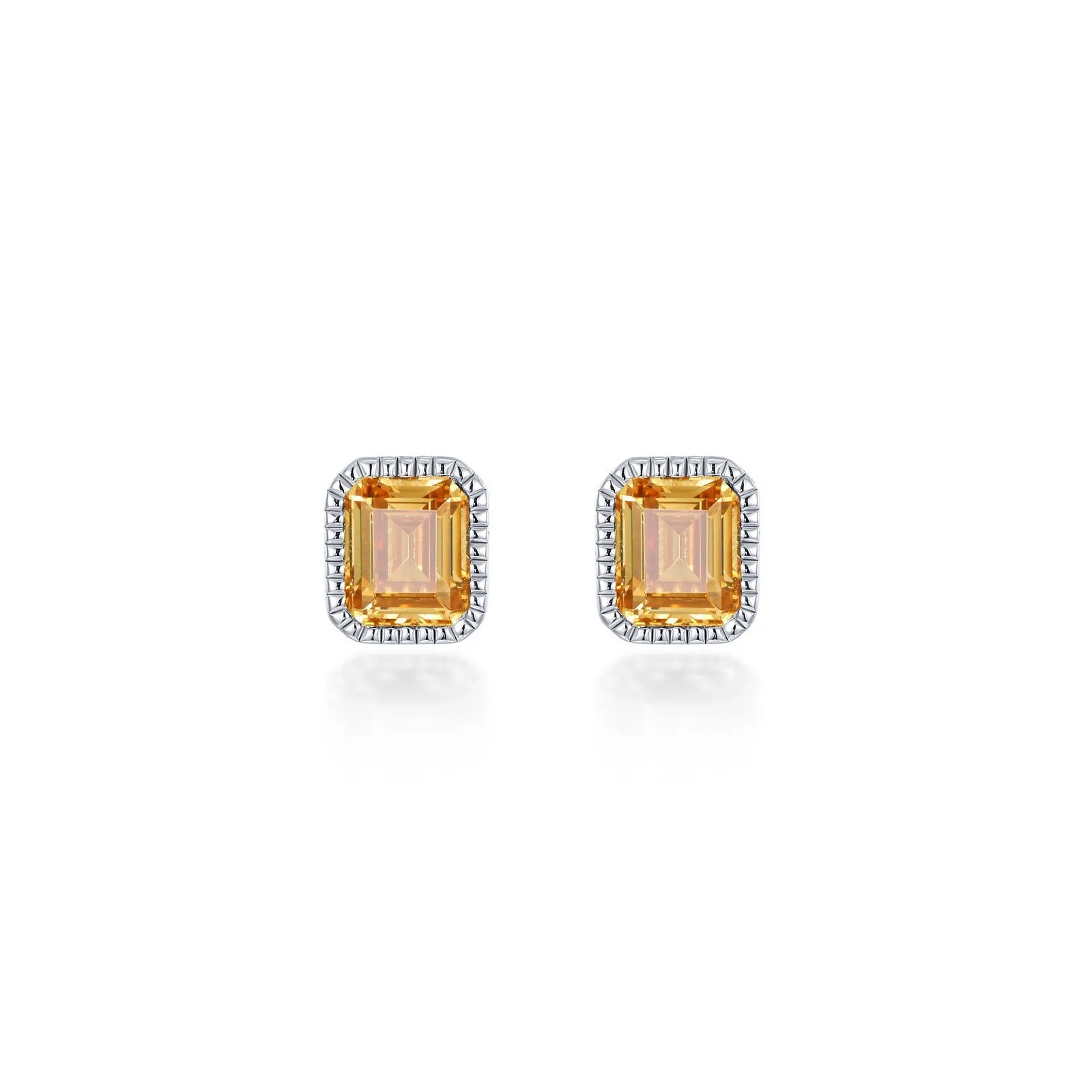 November Birthstone Solitaire Stud Earrings BE008YTP00