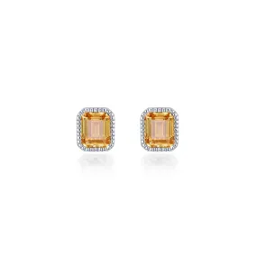 November Birthstone Solitaire Stud Earrings BE008YTP00