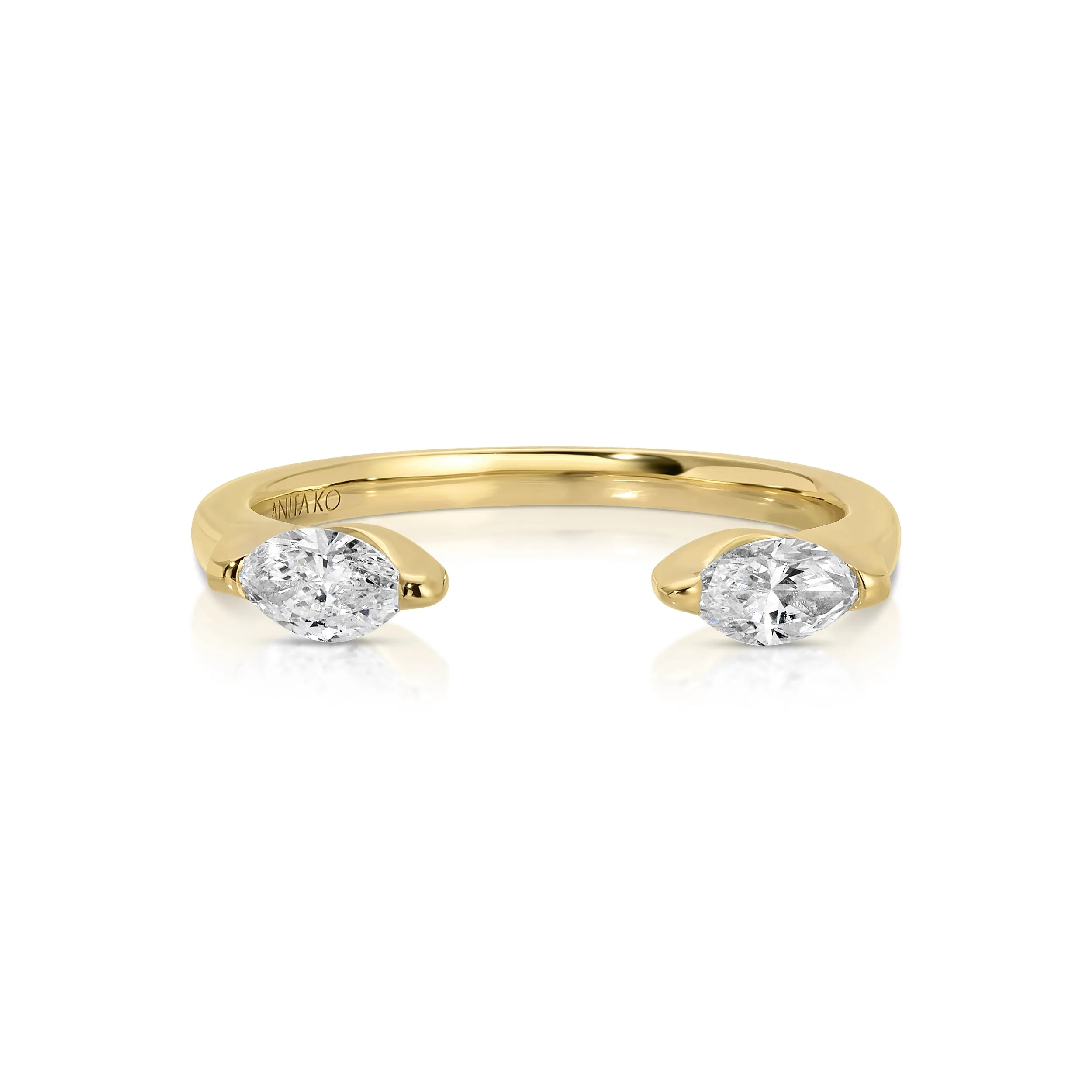 ORBIT SPLIT MARQUIS DIAMOND RING