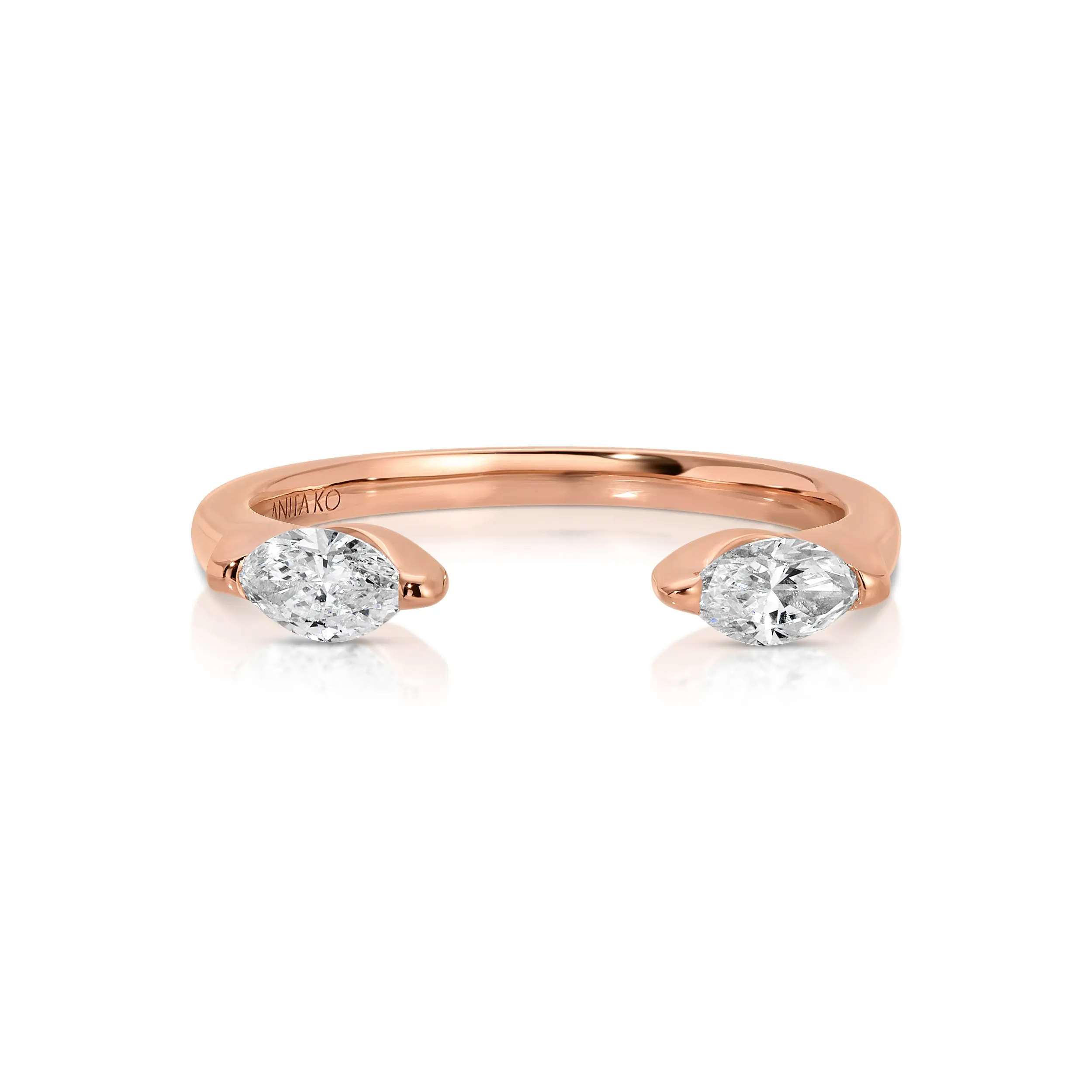 ORBIT SPLIT MARQUIS DIAMOND RING