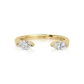 ORBIT SPLIT MARQUIS DIAMOND RING