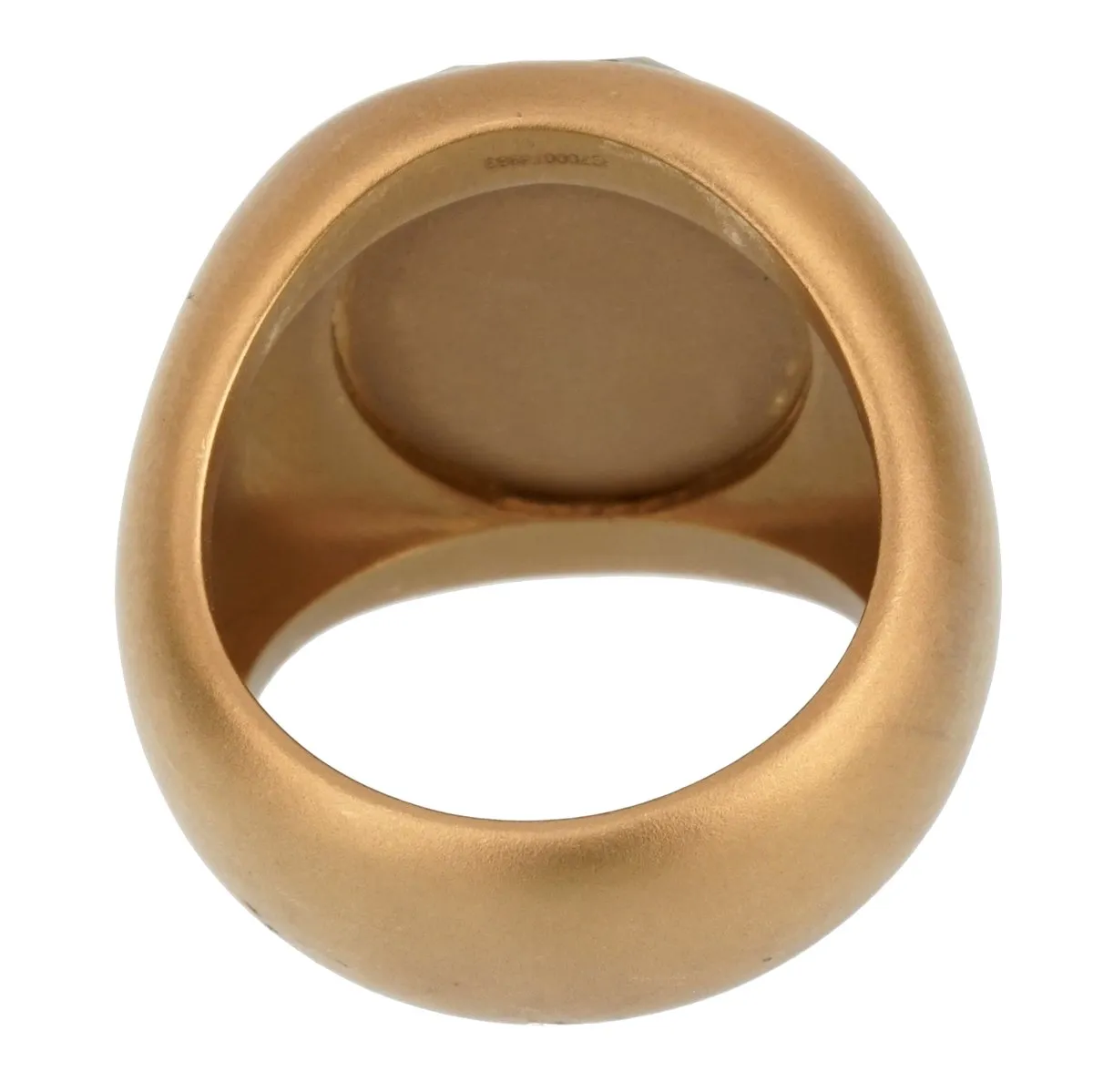 Pomellato 9.5 Carat Green Quartz Yellow Gold Cocktail Ring Sz 6.5