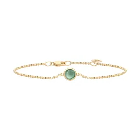 Primini Gold Plated Bracelet  w.Tourmaline