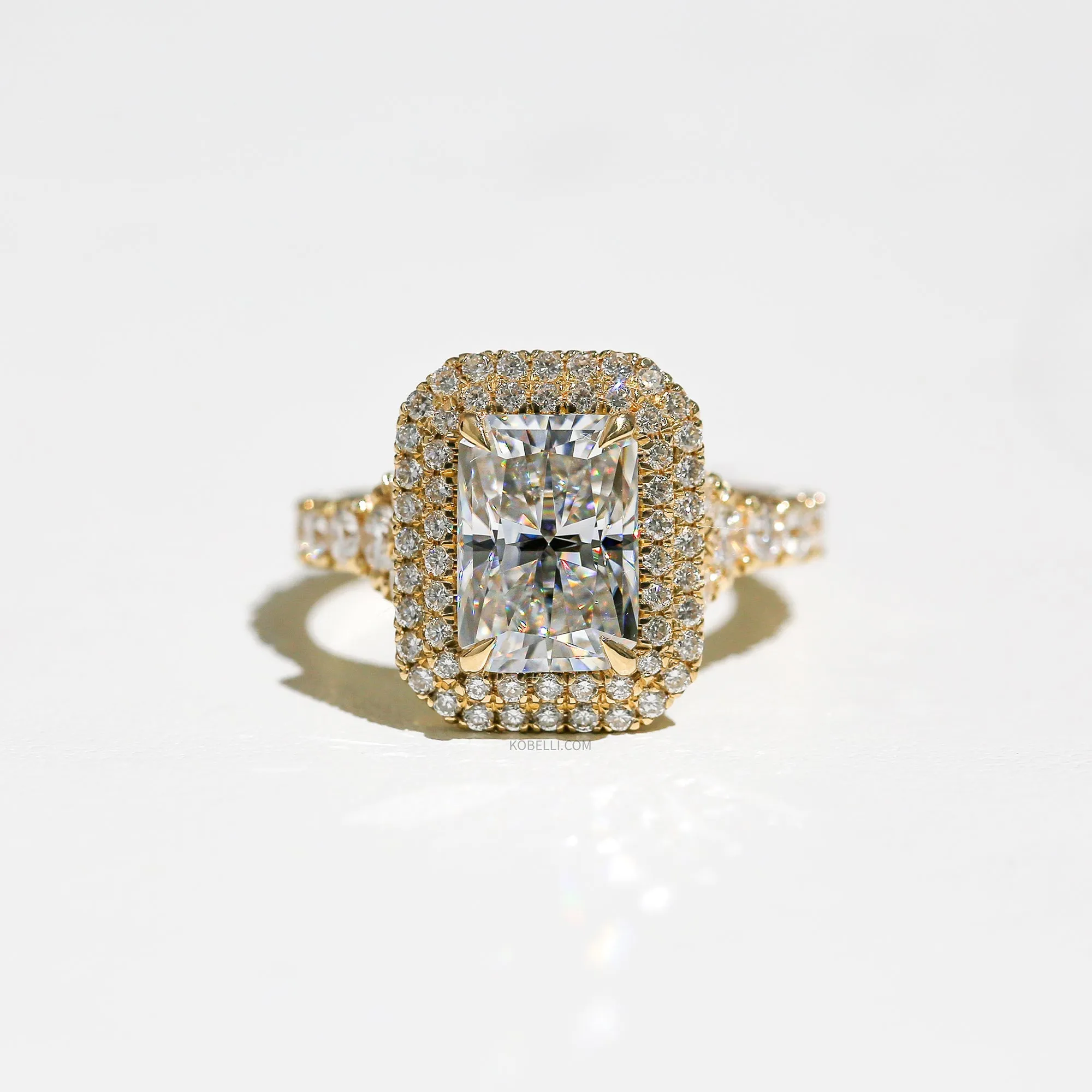Radiant Cluster OOAK Ring (Kobelli Grown Diamond Option Available)