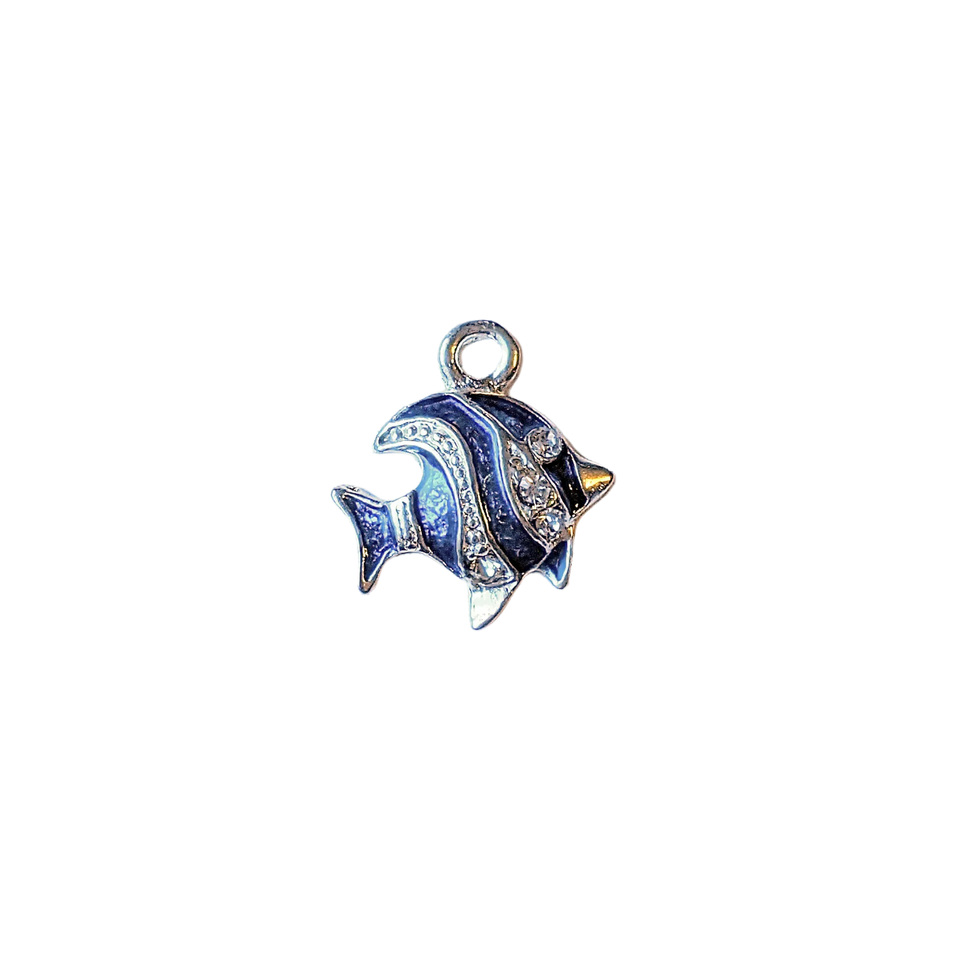 Rhinestone Enamel Tropical Fish Charm