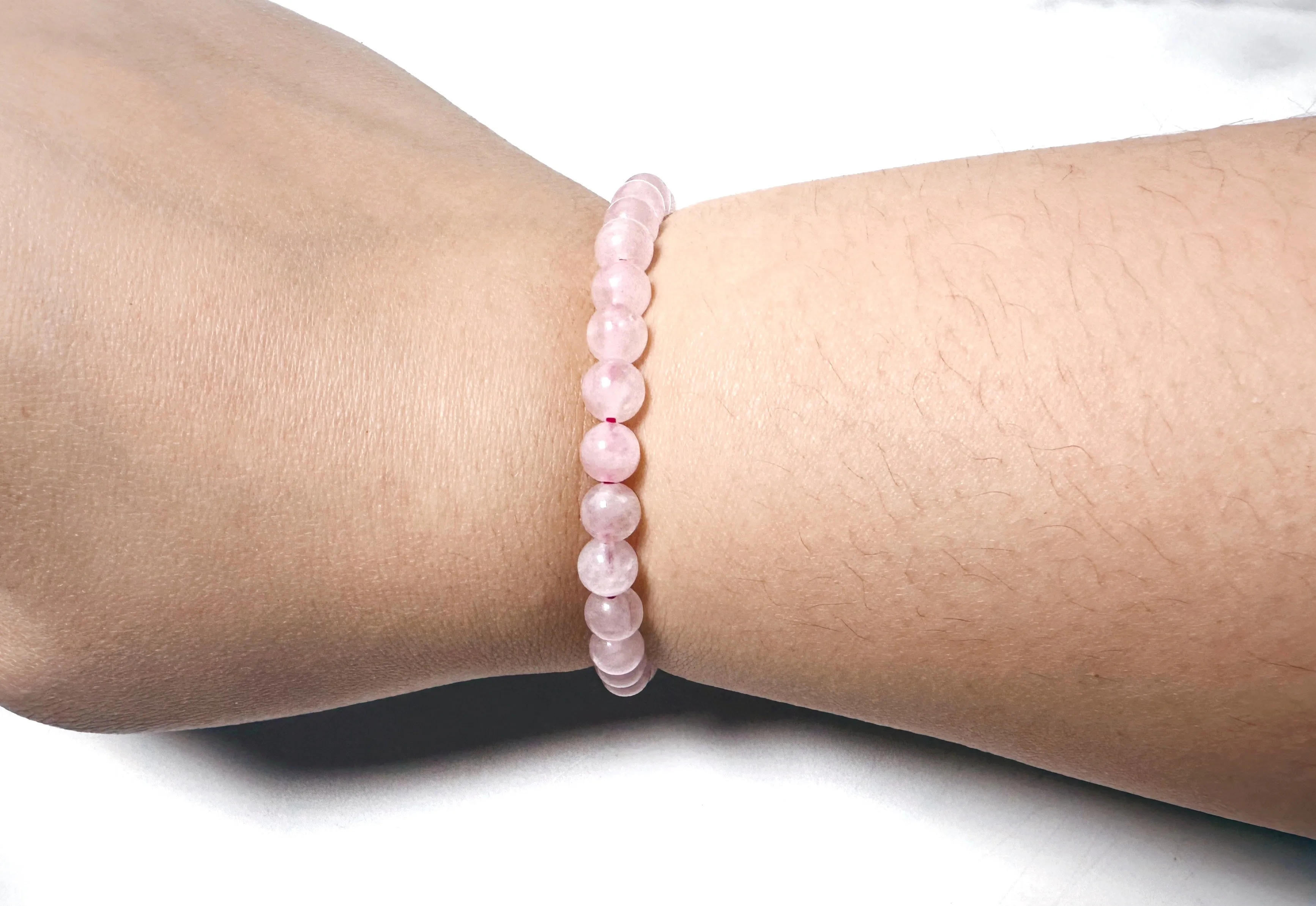 Rose Quartz Beaded Bracelet