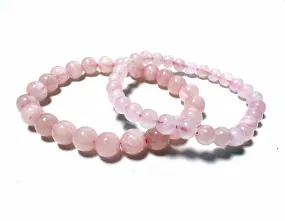 Rose Quartz Beaded Bracelet
