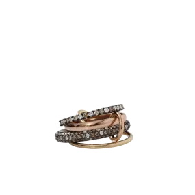Scorpio Four Link Diamond Rings