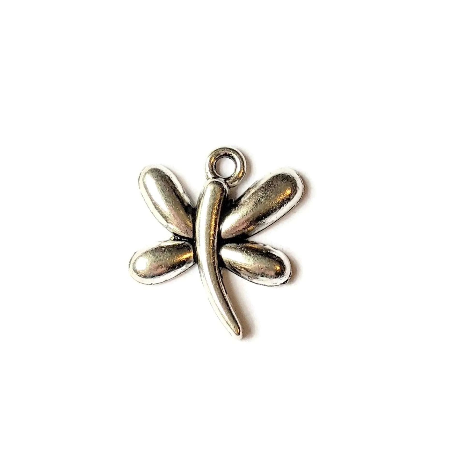 Silver Dragonfly Charm VI