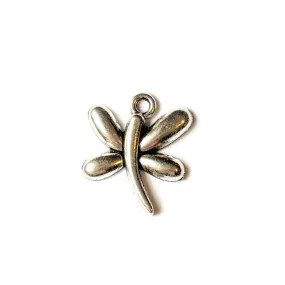 Silver Dragonfly Charm VI