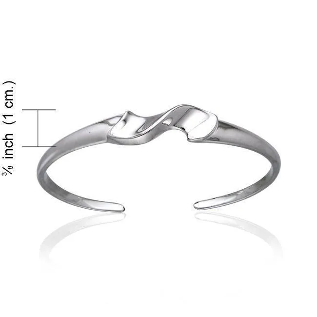Silver Elegance Bangle TBA075