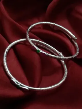 Silver Meenakari Bangle (0-4 yrs)