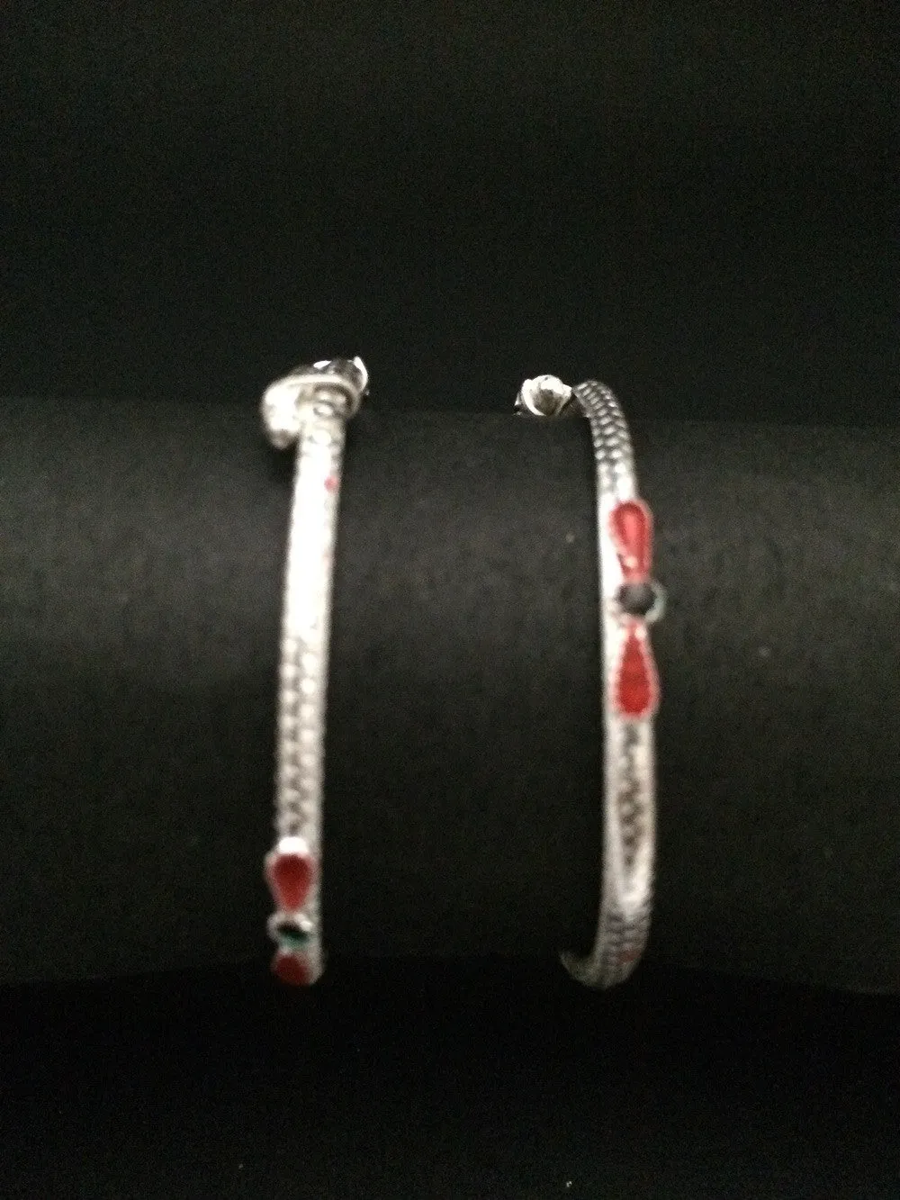 Silver Meenakari Bangle (0-4 yrs)