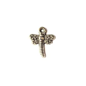Silver Mini Dragonfly Charm V