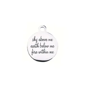 Sky Above Me Charm