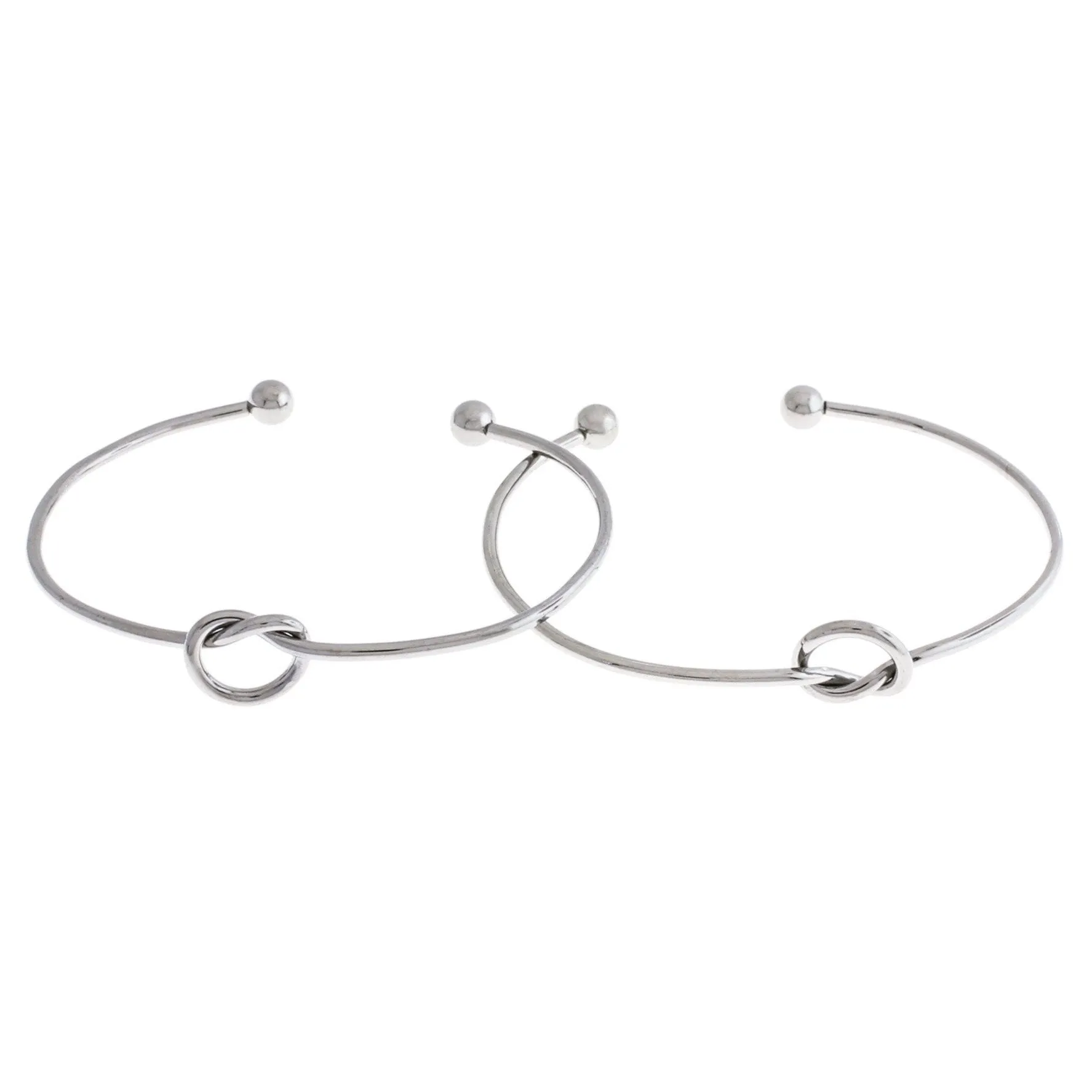 Stainless Steel Cuff Bangles - 66mm ID - Choose Your Quantity!