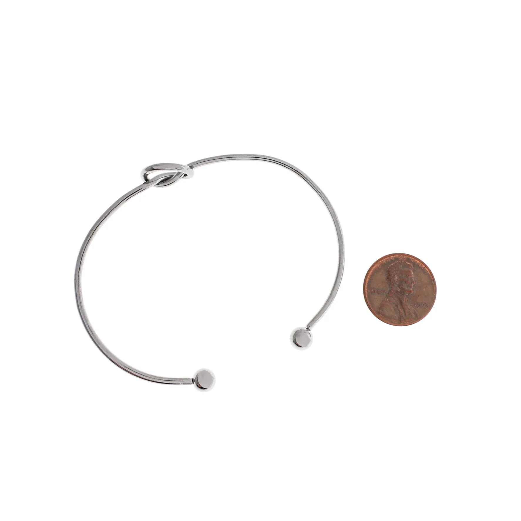 Stainless Steel Cuff Bangles - 66mm ID - Choose Your Quantity!